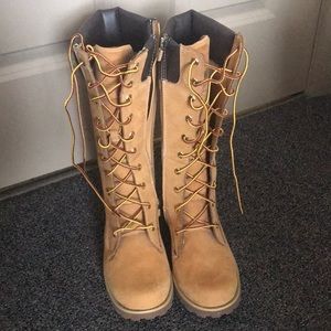 Knee high Timberland boots